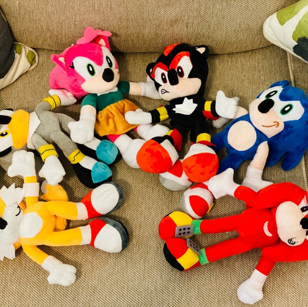 COPY - Sonic Plush Toys 6pcs